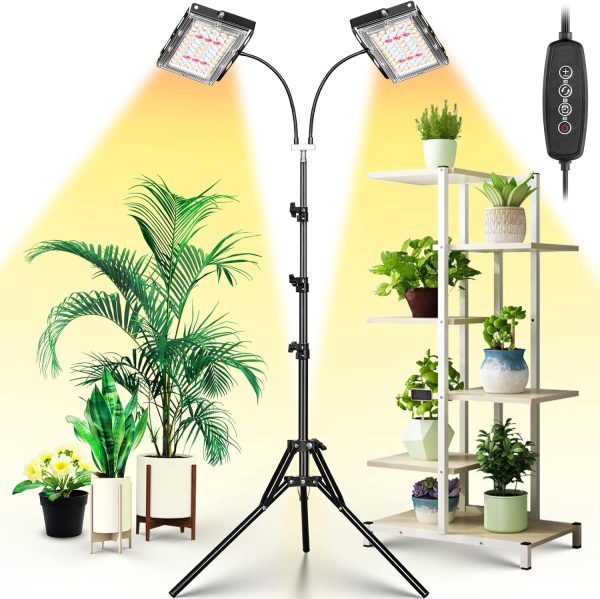 200W LED Grow Light Full-Spectrum Plant Growth Lamp 1