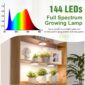 Advanced Full Spectrum LED Grow Light 144 LED