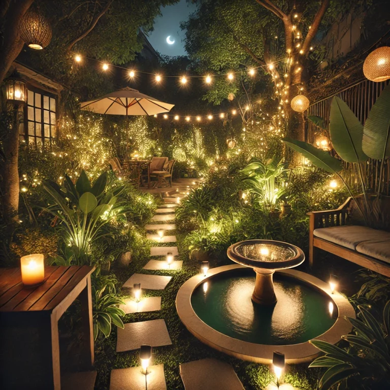Glow Up Your Garden With House Plant Lights Ideas - 01