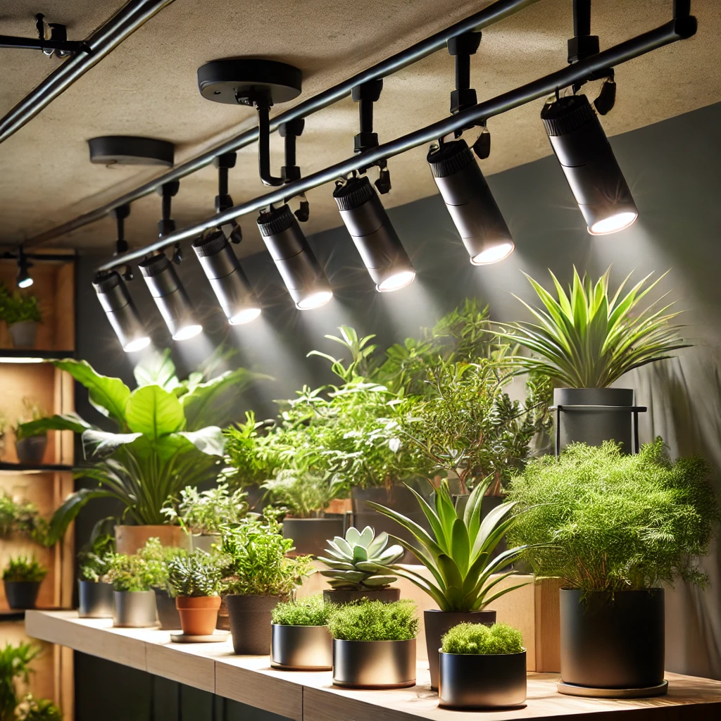 Highlight Indoor Garden With Track Lighting - 05