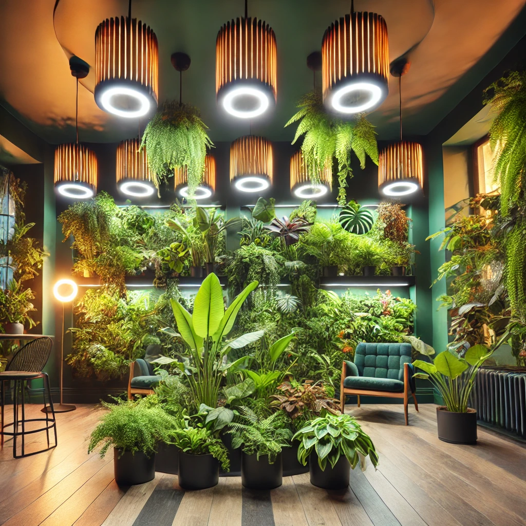 House Plant Lights Ideas for an Indoor Jungle Vibe