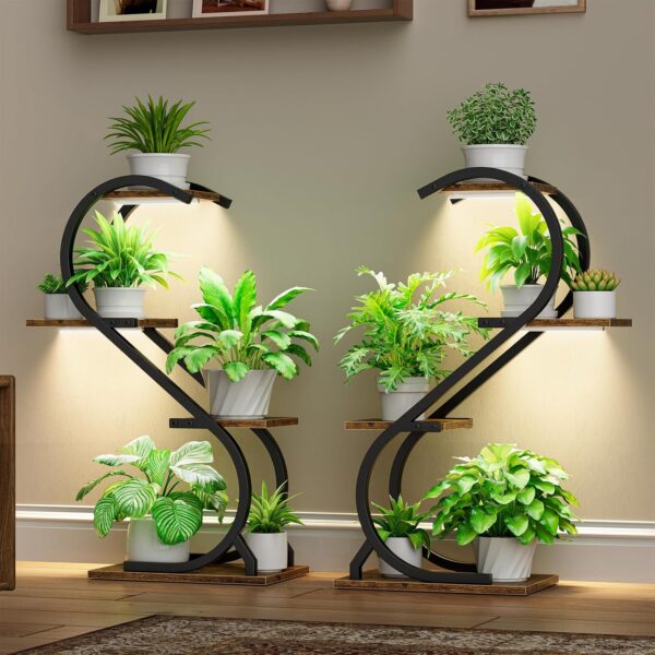 Modern Metal Plant Shelf For Plant Organization 1