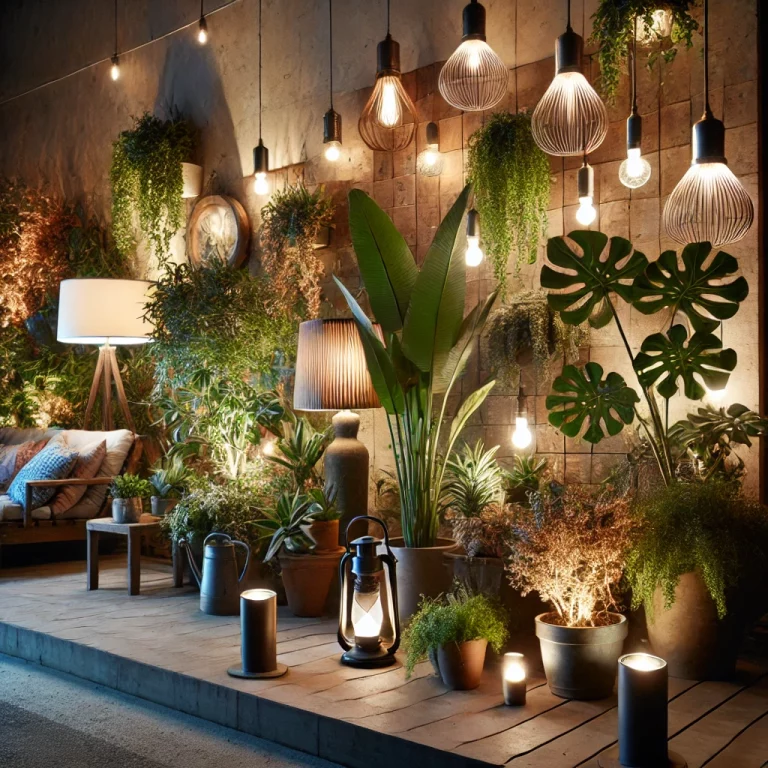 Remake Your Outdoor With House Plant Lights Ideas - 01