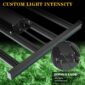Vibrant LED Grow Light Indoor Plants dimmer knob