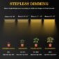Vibrant LED Grow Light Indoor Plants stepless dimming